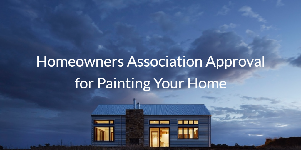 Homeowners Association HOA Approval for Painting Your Home Colorado